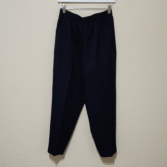 Briggs New York Pants - Briggs New York Blue Casual Trousers with Relaxed Fit and Elastic Cuffs